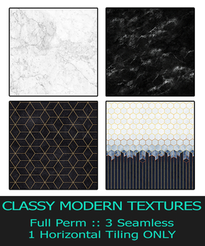 Second Life Marketplace - [RoS] Classy Modern Textures Full Perm