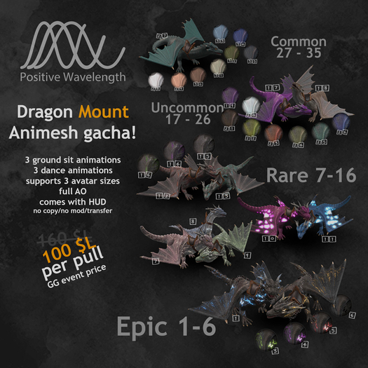 Dragon Mount Rare-12 by PositiveWavelength /ADD ME