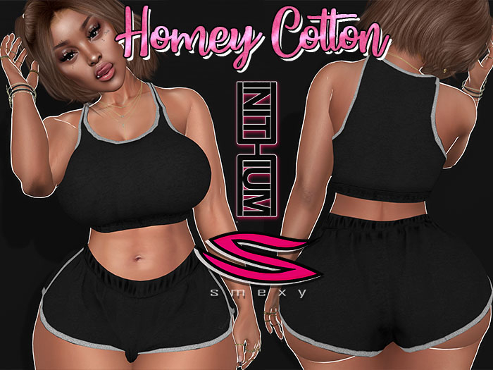 ::Smexy:: Inithium Kupra BLACK Homey Cotton