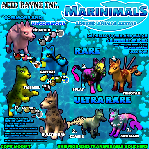 <AR> Marinimals Avatar - 3. RARE - Splat (VOUCHER)