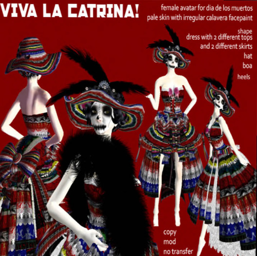 VIVA LA CATRINA DRESS + SKIN + SHAPE 