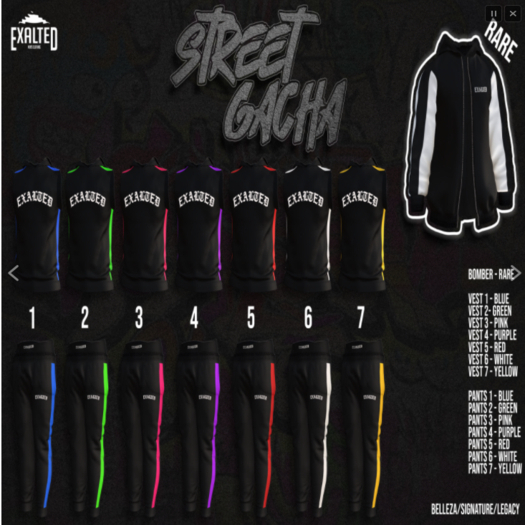 ExalteD - Street Gacha Vest {Legacy} COMMON 7