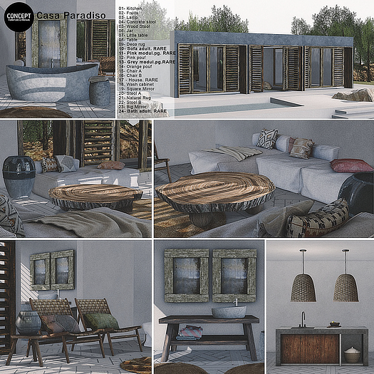 CONCEPT} *22. CASA PARADISO.Stool B