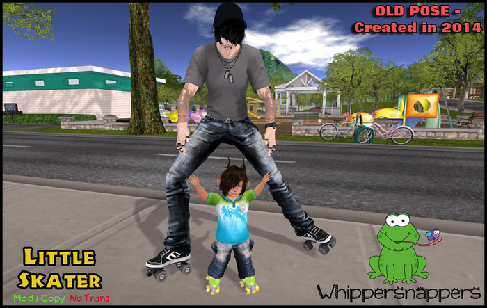 ! Whippersnappers ! - Little Skater (Retired pose-half off price)