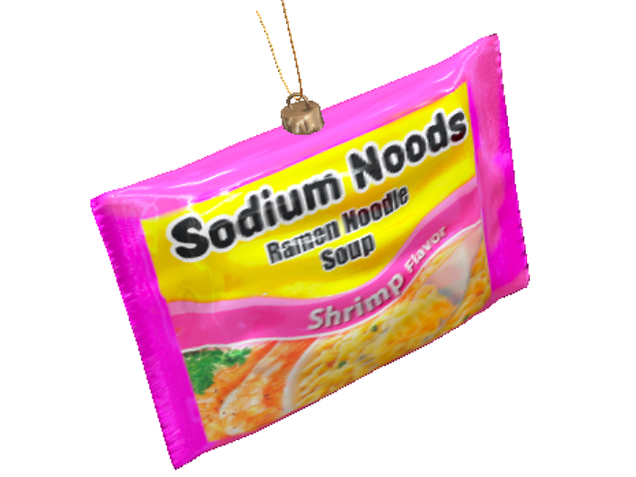 Junk Food - Ramen Noods Ornament RARE