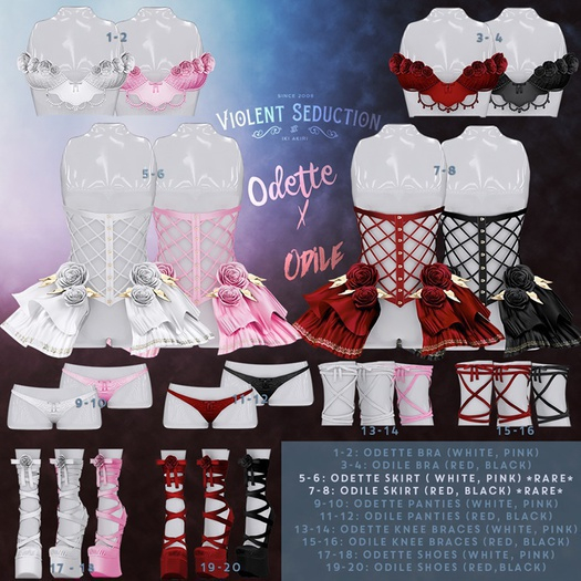 Violent Seduction - Odile Shoes (Red)