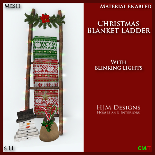 Christmas Blanket Ladder