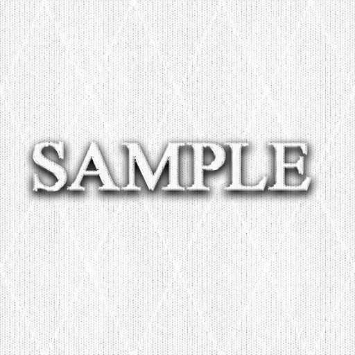 Zoy Texture [ DIAMOND KNIT 10 ] Seamless - Clear White