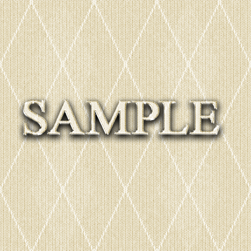 Zoy Texture [ DIAMOND KNIT 10 ] Seamless - Cream