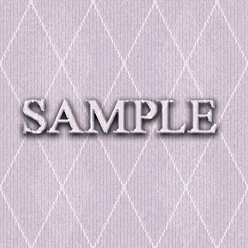 Zoy Texture [ DIAMOND KNIT 10 ] Seamless - Lavender