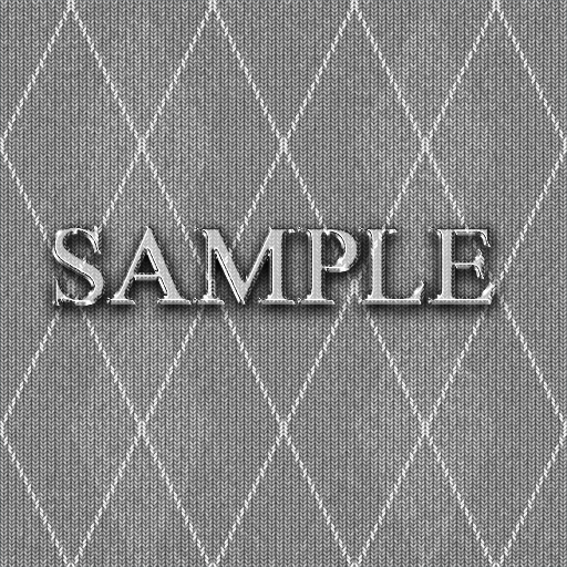 Zoy Texture [ DIAMOND KNIT 10 ] Seamless - Light Gray