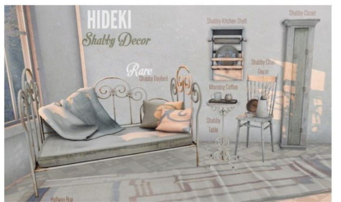 HIDEKI - Shabby Daybed - RARE