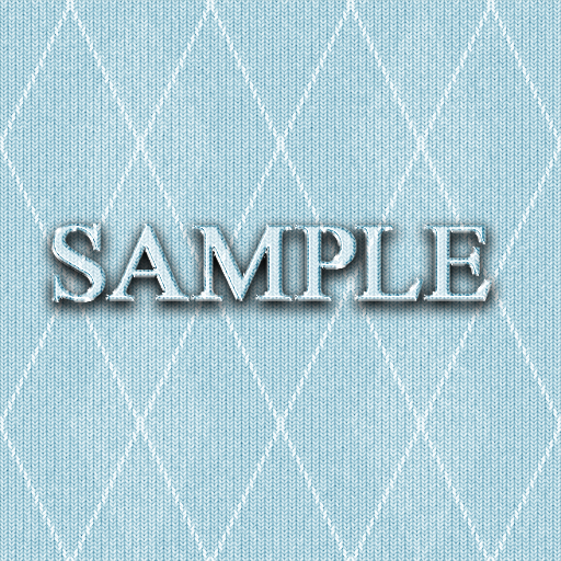 Zoy Texture [ DIAMOND KNIT 10 ] Seamless - Sky
