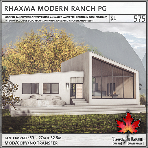 Trompe Loeil - Rhaxma Modern Ranch PG [mesh]