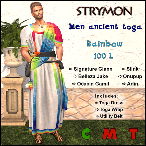 {Strymon} Men ancient toga - Rainbow (BOX)