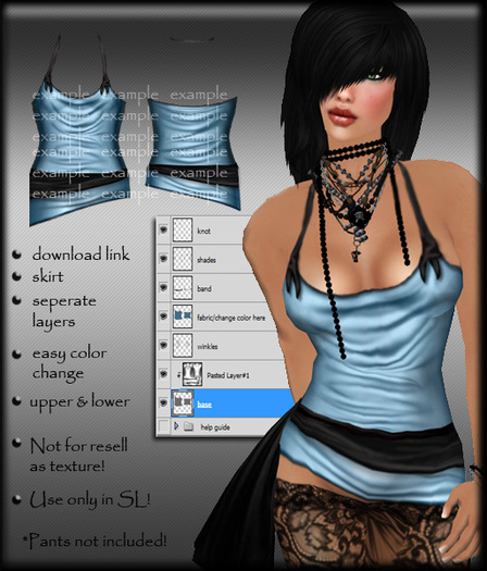 Satin Top PSD/PNG FIles - Full Perm