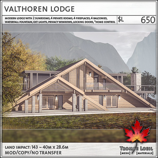 Trompe Loeil - Valthoren Lodge [mesh]