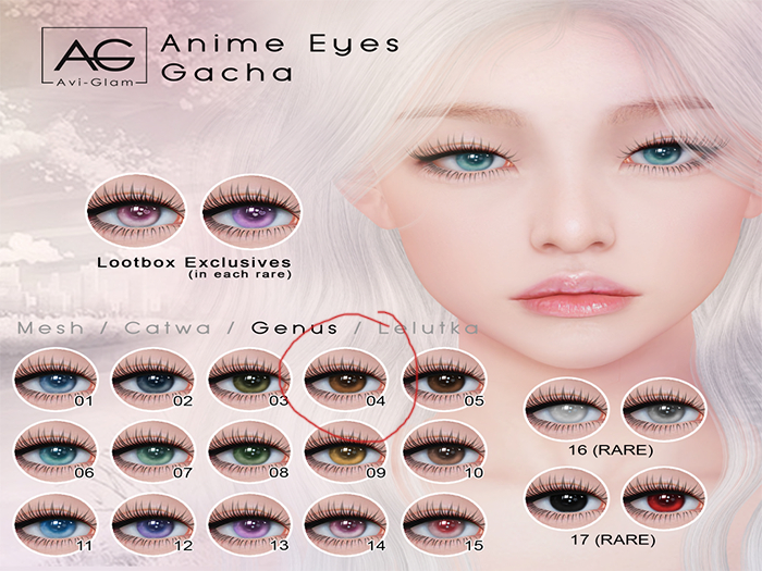 AG. Anime Eyes Gacha - Genus - 04