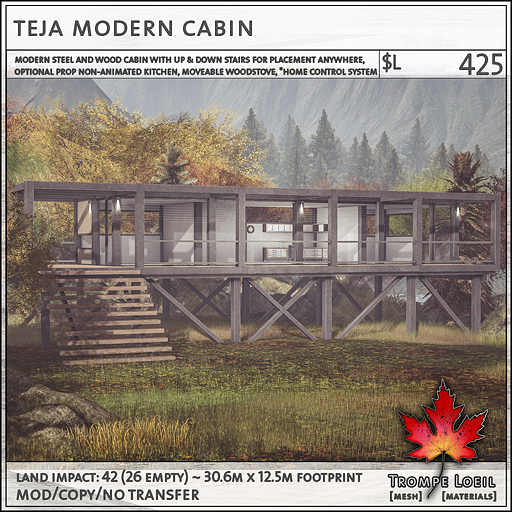 Trompe Loeil - Teja Modern Cabin [mesh]