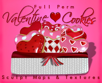 FULL PERM Valentine Cookies Sculpt Maps & Textures