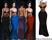 InStyl-Evening dress *Emma*BLACK/Maitreya,Slink,Belleza/
