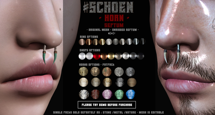 #SCHOEN - Horn - Septum - Fatpack