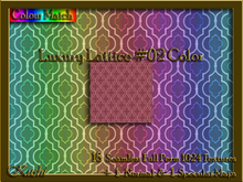 Luxury Lattice #02 Color Seamless Texture Set