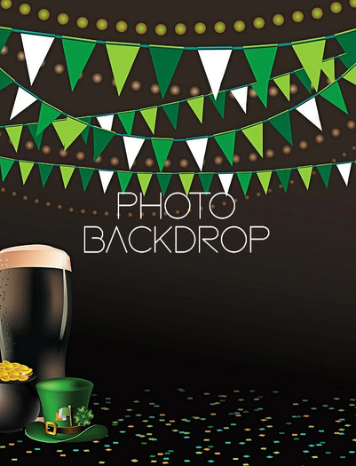 [AE] Photo Backdrop - St Patty Party