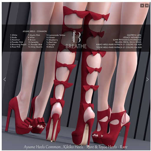 [BREATHE]-Ayume Heels-Purple-Belleza