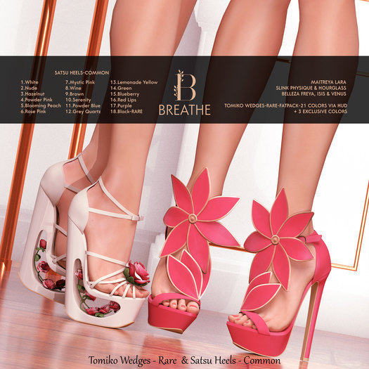 [BREATHE]-Satsu Heels-Serenity-BELLEZA