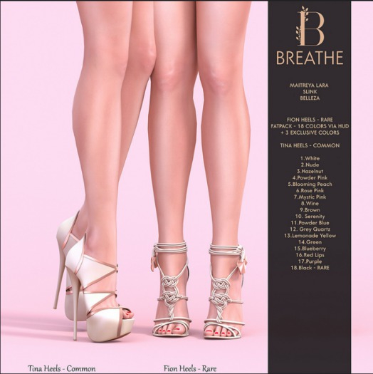 [BREATHE]-Tina Heels-Green SLINK