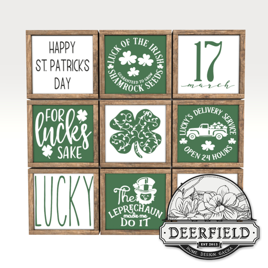 220ML - St. Patrick's Day Decor - Nine Frames - COMMON