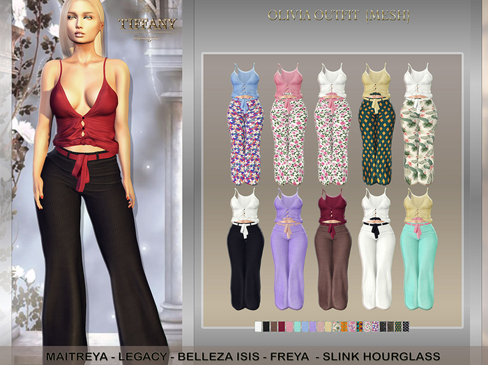 ::TD:: Olivia Outfit {Mesh}