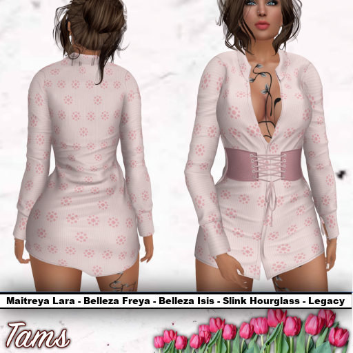 Front Belt Dress - Babs