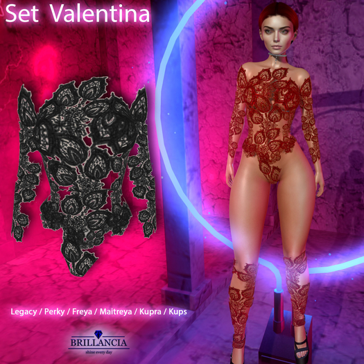 BRILLANCIA- Body Valentina black