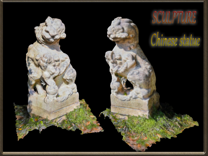 SCULPTURE - Chinese statue (1 Li) Full Perm