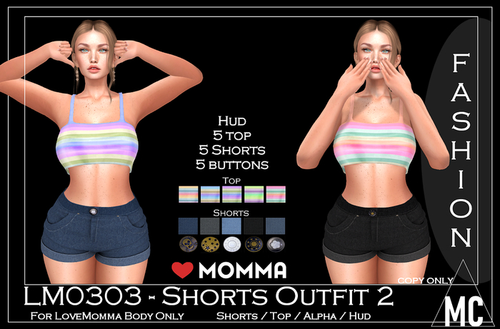 <MC> LM0303 - shorts outfit 2 (add me)