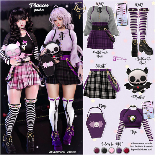 Luas Frances Top Purple
