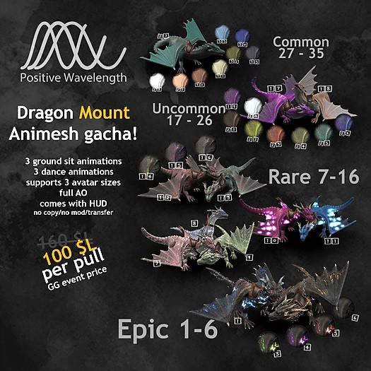 Dragon Mount Uncommon-25 by PositiveWavelength /ADD ME