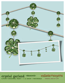 things&stuffs [crystal garland] shamrock 
