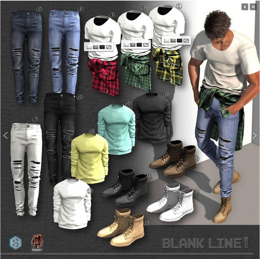 09-BL Spring in the air (sweater) [Green]Legacy