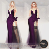 .:FlowerDreams:. Roxane Gown -plum