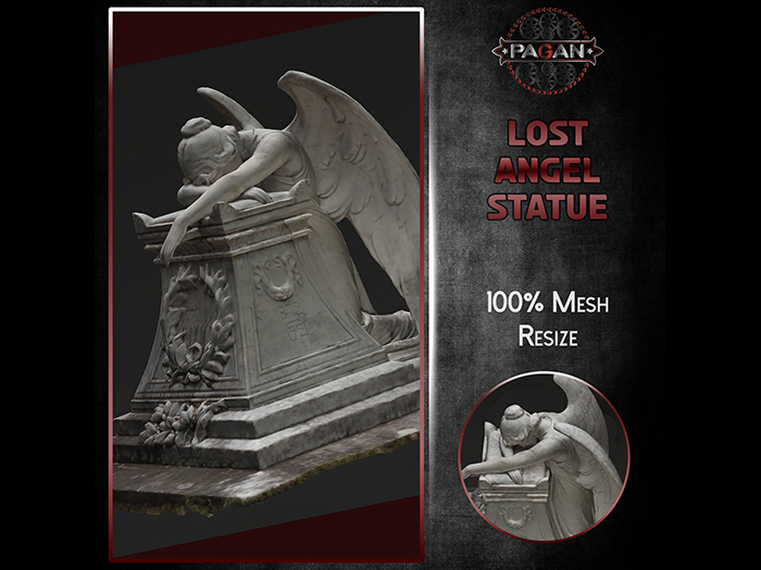 [Pagan]  lost angel statue