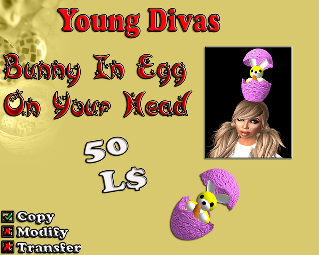 ~A~Bunny In Egg On Your Head