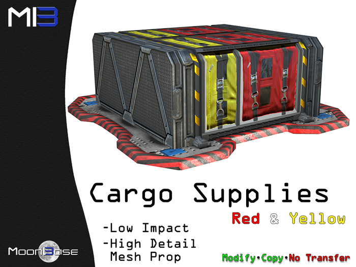 [MB3] Cargo Supplies - Red & Yellow
