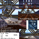 Furnished Open air Club with Bento line dances-Crate