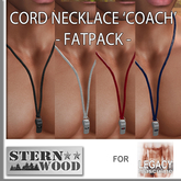 Cord Necklaces 'Coach' - LEGACY - FATPACK - 4 pcs