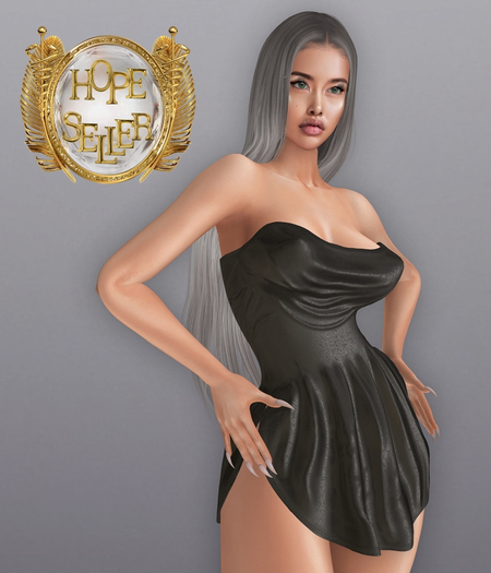 [HS] Aida Micro Dress Leather [FATPACK]