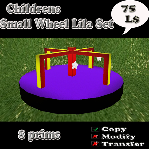 ~A~Children Small Wheel Lila Set