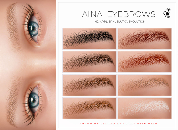 A R T E - Aina Eyebrows [LeLutka Evolution HD]